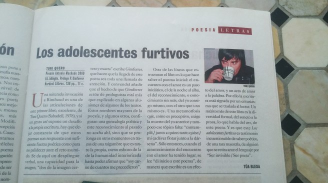 Crítica El Cultural Furtivos