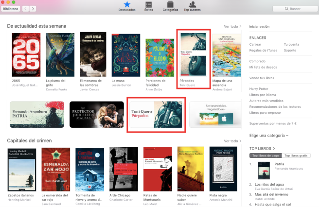 Captura IBook